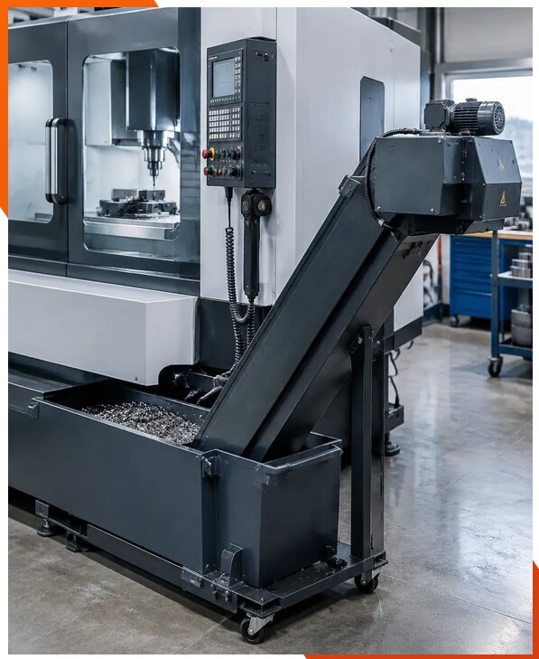 Дооснащение станка транспортером для удаления стружки в Шарыпове